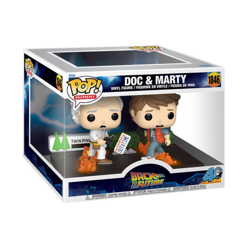 Back to the Future - Doc & Marty Pop! Vinyl Moment #1846