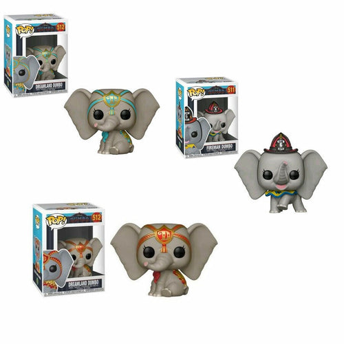 Dumbo -Dumbo Fireman, Dreamland & Dreamland (Set of 3) Pop! Vinyl