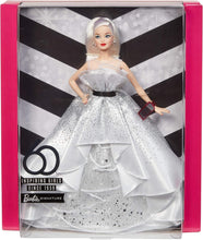 Barbie Signature 60th Anniversary Doll 2018 Blonde Black & White DIAMOND