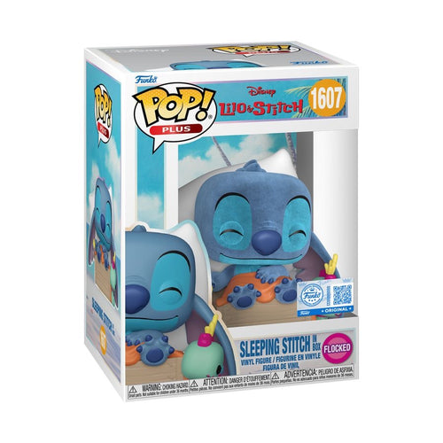Lilo & Stitch - Sleeping Stitch in Box US Exclusive Flocked Pop! Plus 1607