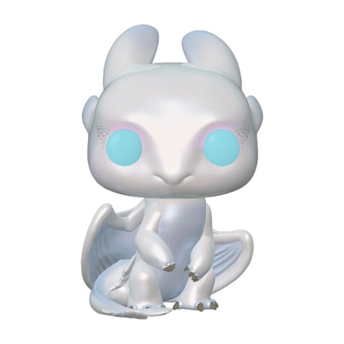 How to Train Your Dragon 3: The Hidden World Light Fury GLITTER Pop Vinyl! 687