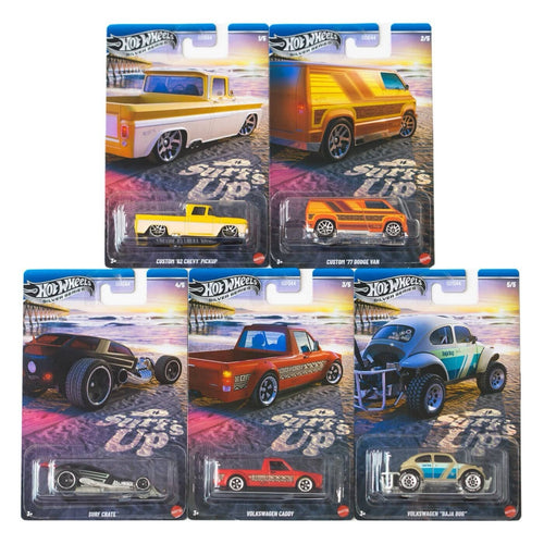 Hot Wheels Silver Series Surfs Up Set of 5