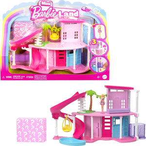 Barbie Mini BarbieLand Dream Villa Set HYF45 – Mini Dollhouse with 4cm Barbie Doll
