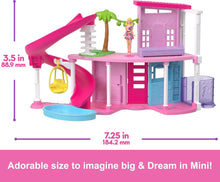 Barbie Mini BarbieLand Dream Villa Set HYF45 – Mini Dollhouse with 4cm Barbie Doll