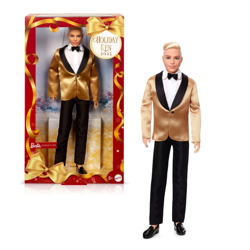 BARBIE KEN 2025 Holiday Ken Doll BLONDE