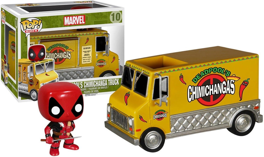 Funko Pop Deadpool's Chimichanga Truck 10 Marvel POP RIDE Figure