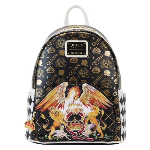 Queen Rock and Rule - Logo Crest Mini Backpack Loungefly