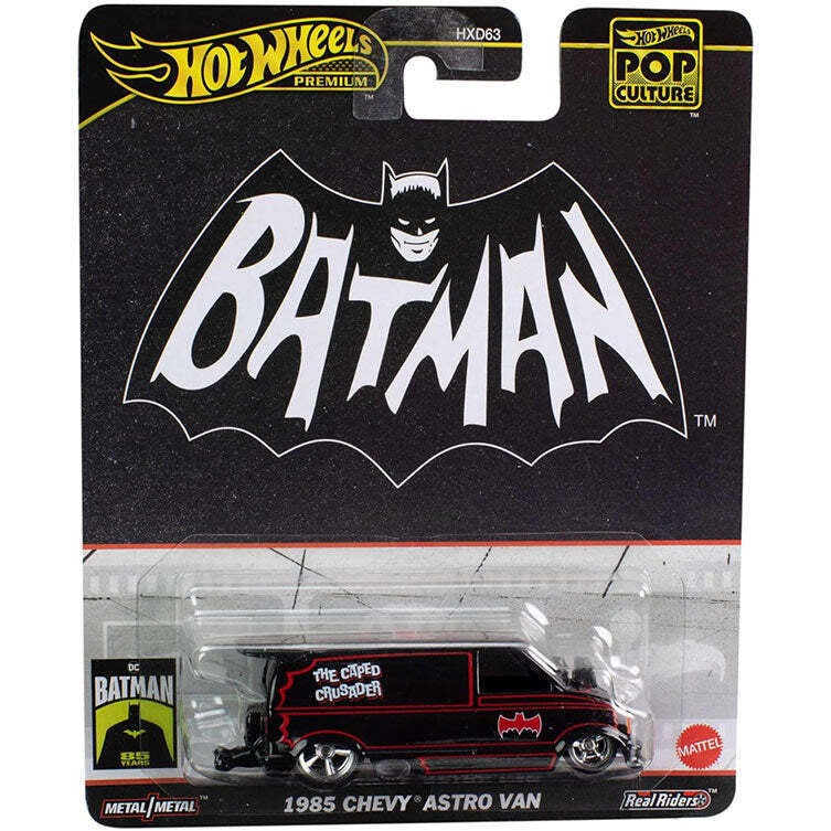 Hot Wheels Premium Pop Culture Batman 1985 Chevy Astro Van