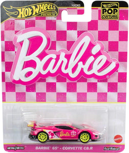 Hot Wheels Premium 1:64 Pop Culture Barbie 65th Anniversary Corvette C8.R