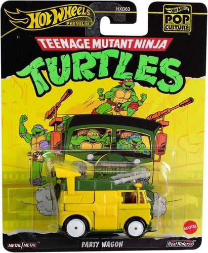 Hot Wheels Premium 1:64 Pop Culture Teenage Mutant Ninja Turtles Party Wagon