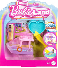 Barbie Land Mini Doll & Vehicle Set Boat