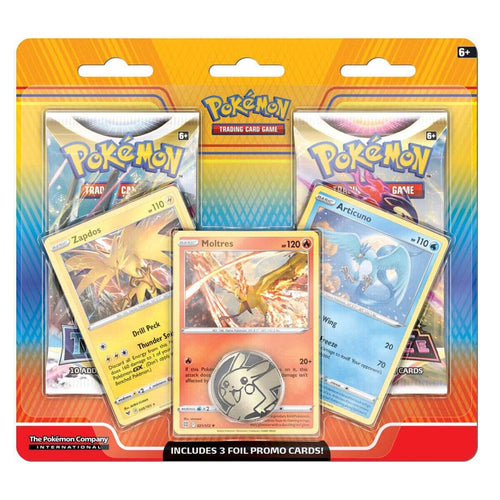 Pokemon TCG Enhanced Legendary Birds 2 Pack Blister with Articuno Zapdos Moltres