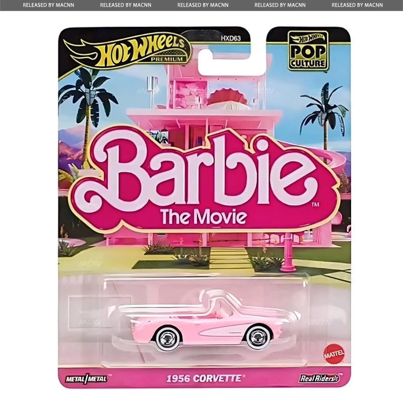 Hot Wheels Premium 1:64 Pop Culture Barbie 1956 CORVETTE