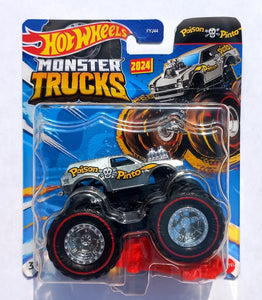 Hot Wheels Monster Trucks Silver Poison Pinto Treasure Hunt 2024