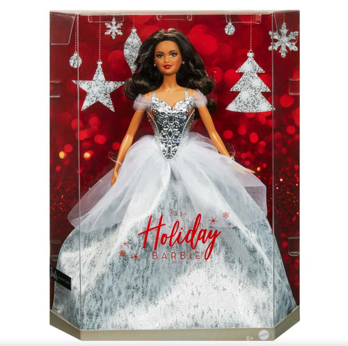 Barbie - 2021 Holiday Barbie Doll DARK HAIR BRUNETTE