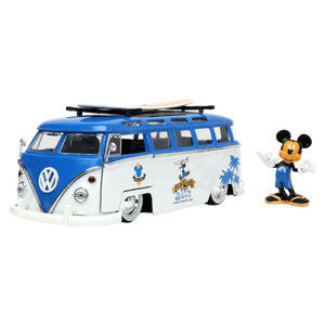 Disney - 1962 Volkswagen Bus 1:24 Scale with Mickey Figure*