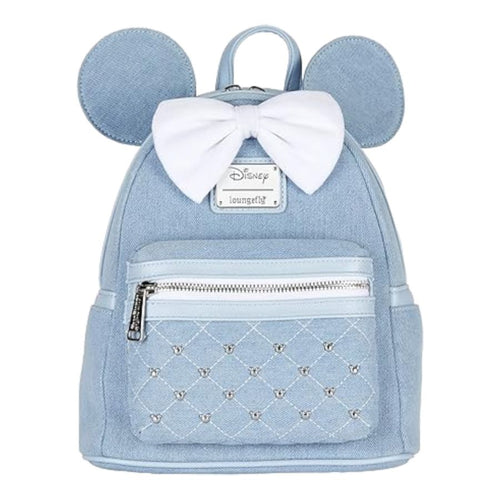 Disney - Minnie Mouse Denim US Exclusive Mini Backpack LOUNGEFLY