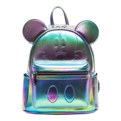 Disney - Mickey Mouse Oil Slick US Exclusive Mini Backpack LOUNGEFLY