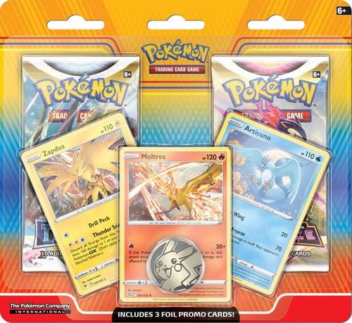 POKÉMON TCG Enhanced 2 Pack Blisters Zapdos Moltres Articuno