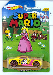 Super Mario Hot Wheels ~ PEACH  BULLY GOAT 5/8