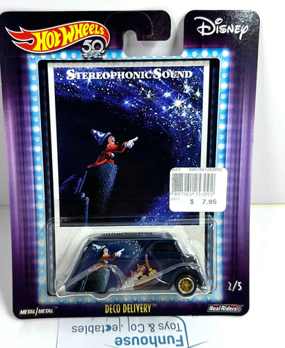*Hot Wheels 50th Disney Stereophonic Sound - Mickey Fantasia - Deco Delivery Mint