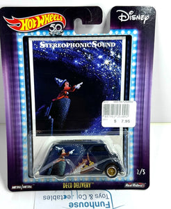 *Hot Wheels 50th Disney Stereophonic Sound - Mickey Fantasia - Deco Delivery Mint
