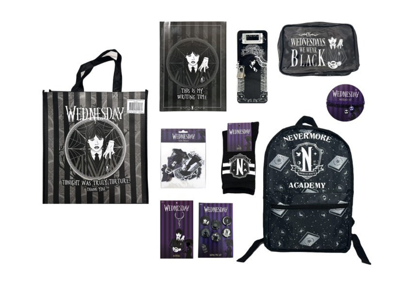 Wednesday Addams Showbag - NEVERMORE ACADEMY  In stock NEW ARRIVAL