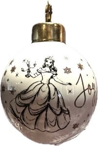 Disney Collectible Ceramic Mini Bauble - PRINCESS BELLE