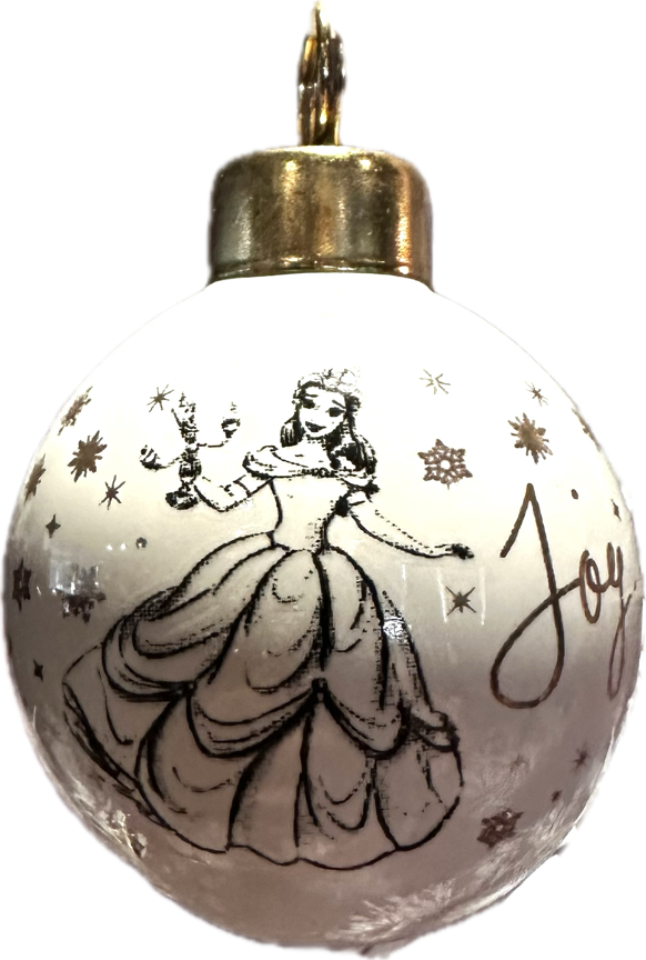 Disney Collectible Ceramic Mini Bauble - PRINCESS BELLE