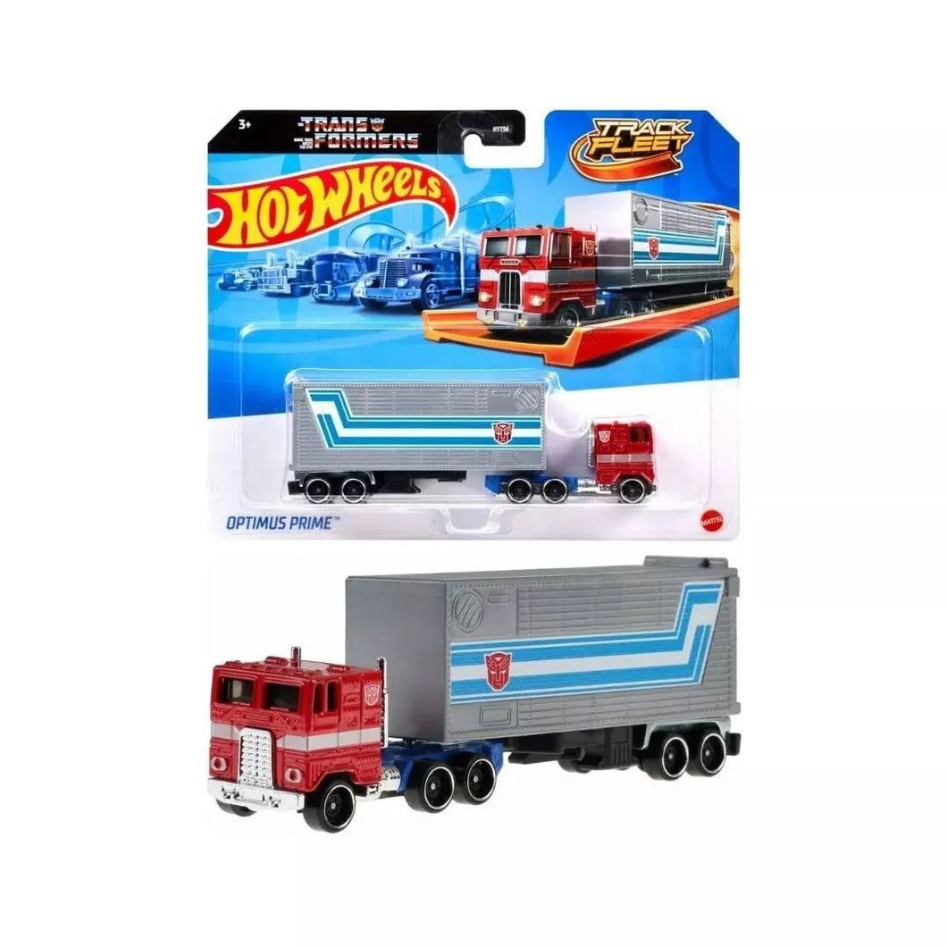 2024 Hot Wheels Transformers Optimus Prime Fleet Track