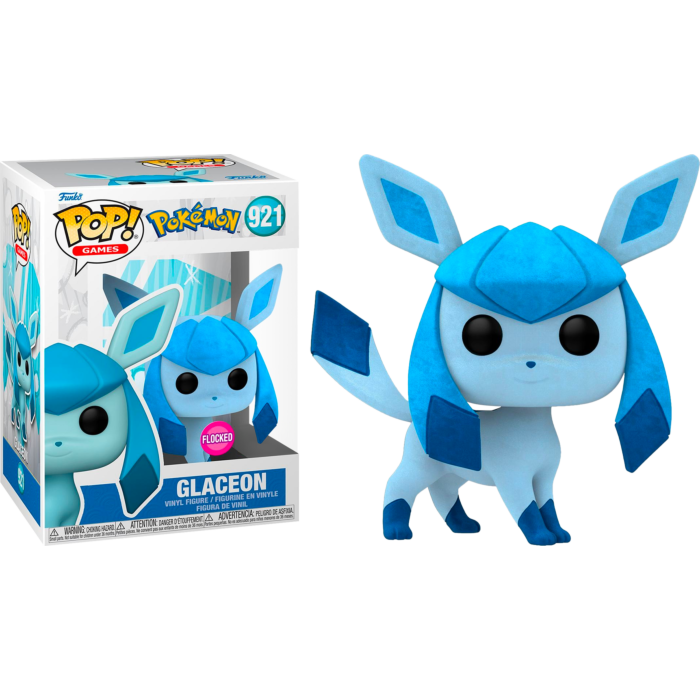 Pokemon - Glaceon Flocked Pop! Vinyl! 921