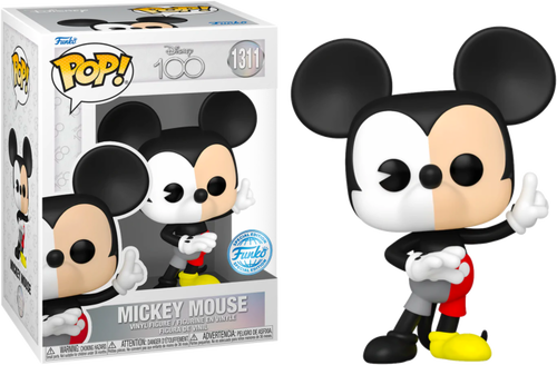 Disney 100th - Mickey Mouse Split Colour Pop Vinyl! 1311