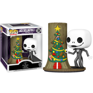 The Nightmare Before Christmas 30th Anniversary - Jack Skellington with Christmas Door Deluxe Pop! Vinyl!1360