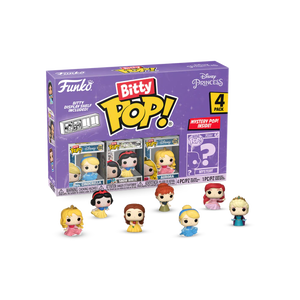 Disney Princess - Cinderella, Snow White, Aurora & Mystery Bitty Pop! Vinyl Figure 4-Pack