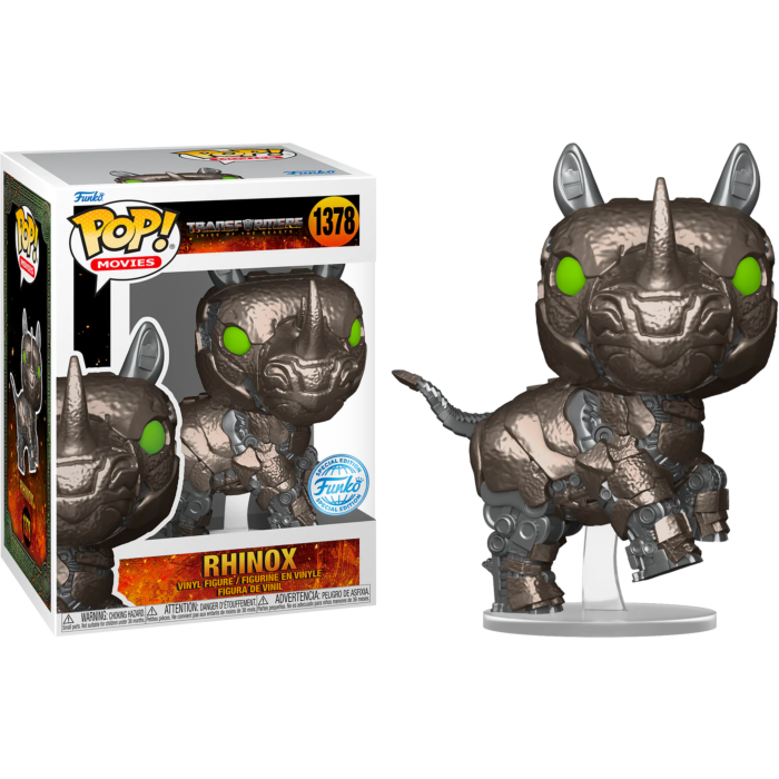 Transformers: Rise of the Beasts - Rhinox Pop Vinyl! 1378