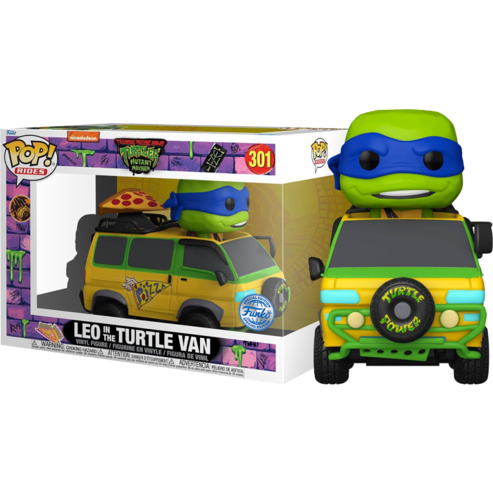 Teenage Mutant Ninja Turtles: Mutant Mayhem - Leonardo Pop! Rides Vinyl! 301