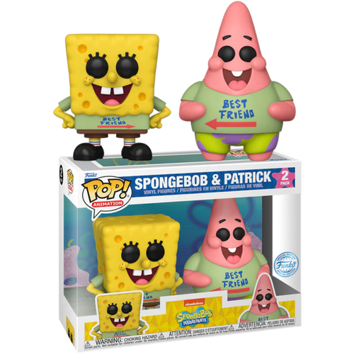 SpongeBob Squarepants - Best Friends Pop! Vinyl Figure 2-Pack