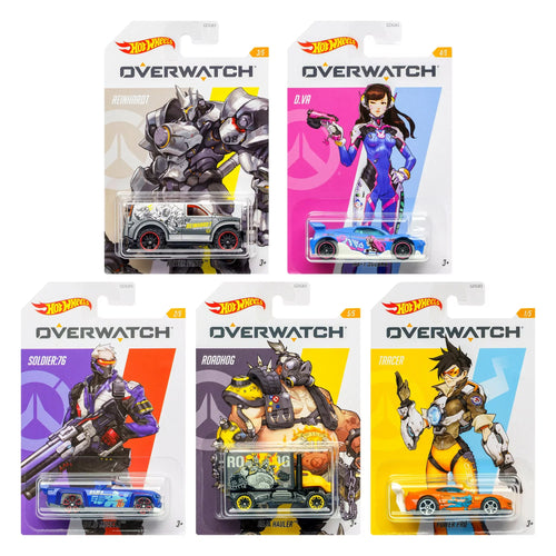 Hot Wheels - Overwatch Entertainment SET of 5 cars**