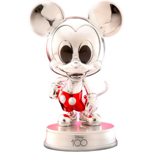 Disney 100 - Mickey Mouse (Platinum Colour Version) Cosbaby (S) Hot Toys Figure