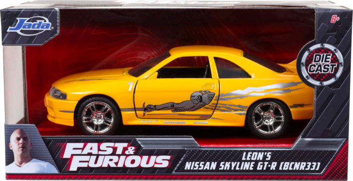 Fast & Furious - 1995 Nissan Skyline GTR R33 1:32 Scale Hollywood Ride ...