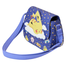 Pokemon - Sleeping Pikachu & Friends 8” Faux Leather Crossbody Bag