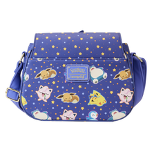 Pokemon - Sleeping Pikachu & Friends 8” Faux Leather Crossbody Bag