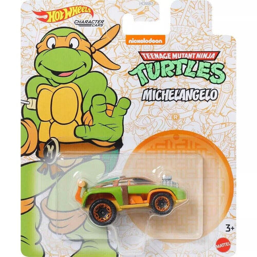 Hot Wheels TMNT Michelangelo Diecast car **