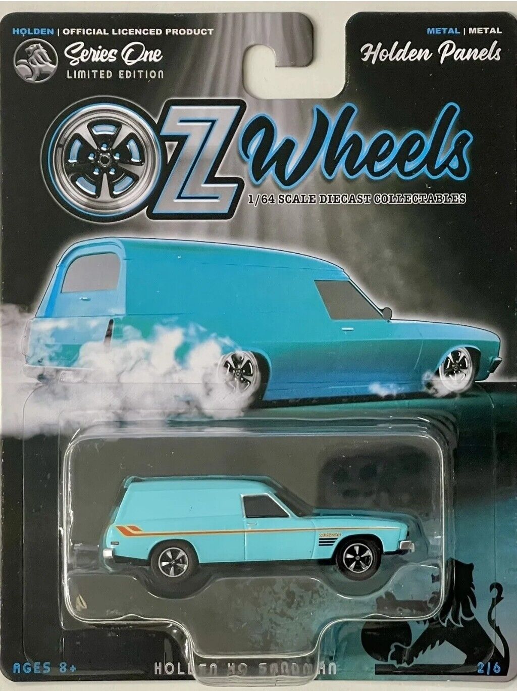 OZ WHEELS - HOLDEN SANDMAN HQ PANEL VAN - 2/6 BLUE - LIMITED EDITION SERIES 1