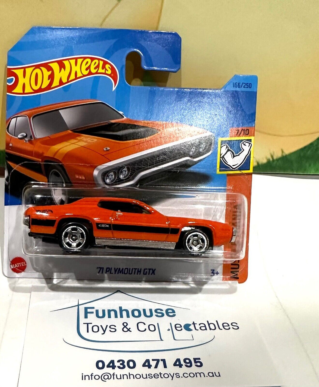 Hot Wheels ‘71 PLYMOUTH GTX Muscle Mania 166/250