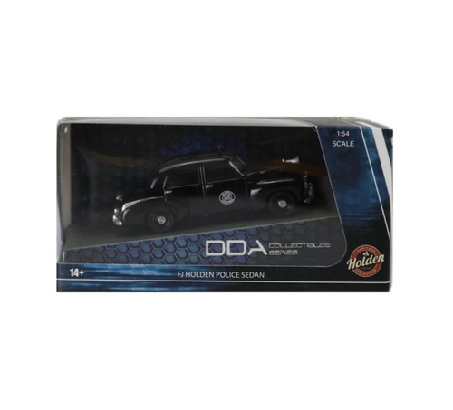 1953 Holden FJ Police Car Black 1/64 - DDA Boxed