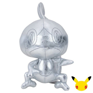 Sobble Official Pokemon Plush Toy 25th Anniversary Silver