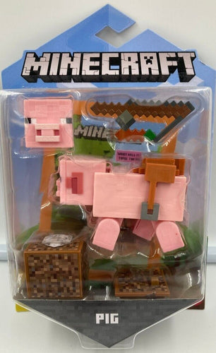 MATTEL Minecraft PIG Action Figure 3