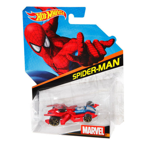 Hot Wheels SPIDER-MAN Marvel Character Cars 1:64 Scale Die-Cast Vehicles