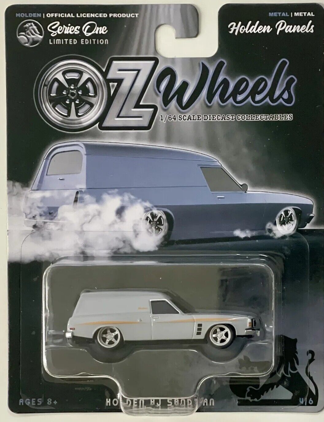 OZ WHEELS - HOLDEN SANDMAN HJ PANEL VAN - 4/6 GREY - LIMITED EDITION SERIES 1